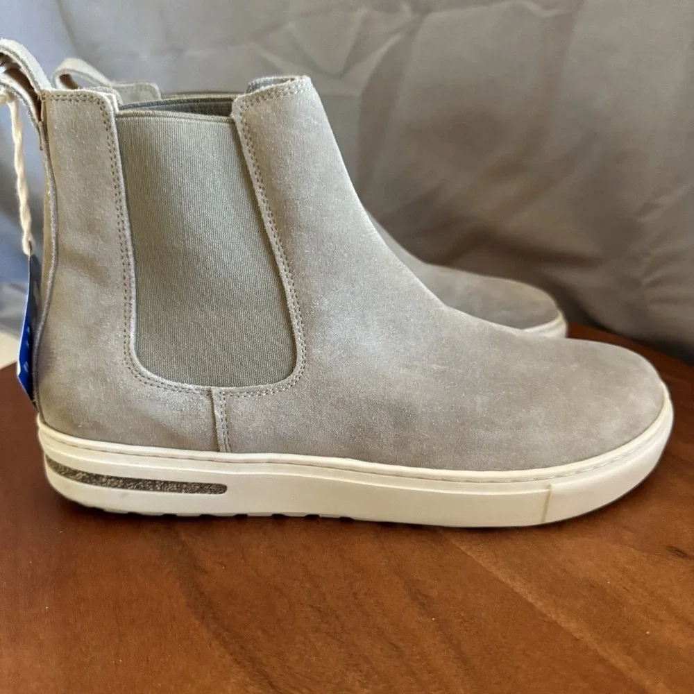 Birkenstock Bend‎ Chelsea Suede Leather Taupe Eu Size 40/W9-9.5 Medium/Narrow